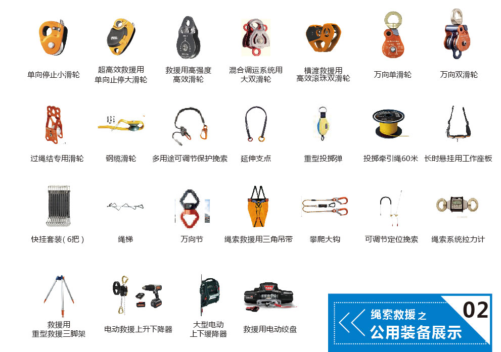 繩索救援公用裝備